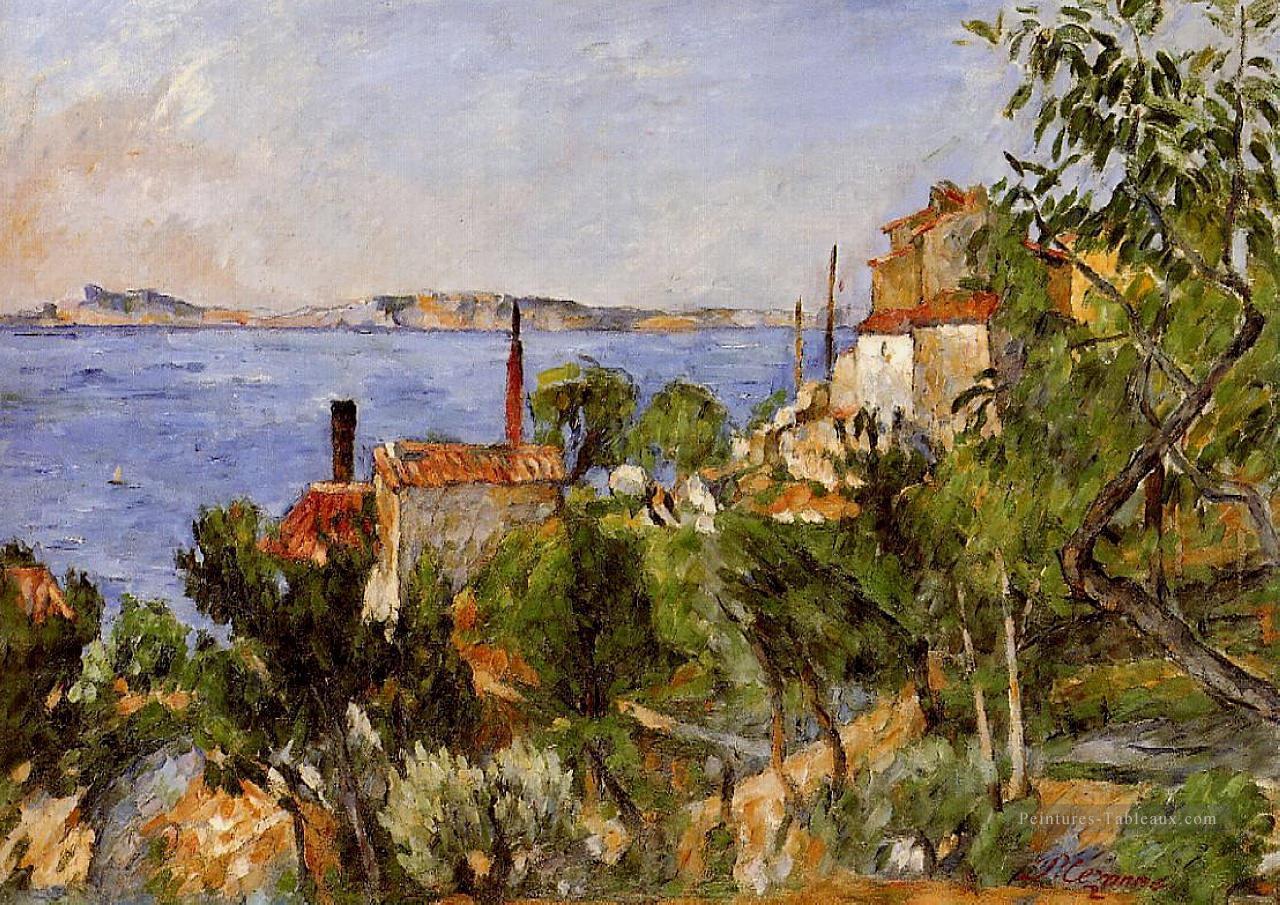 Étude de paysage après la nature Paul Cézanne Peintures à l'huile